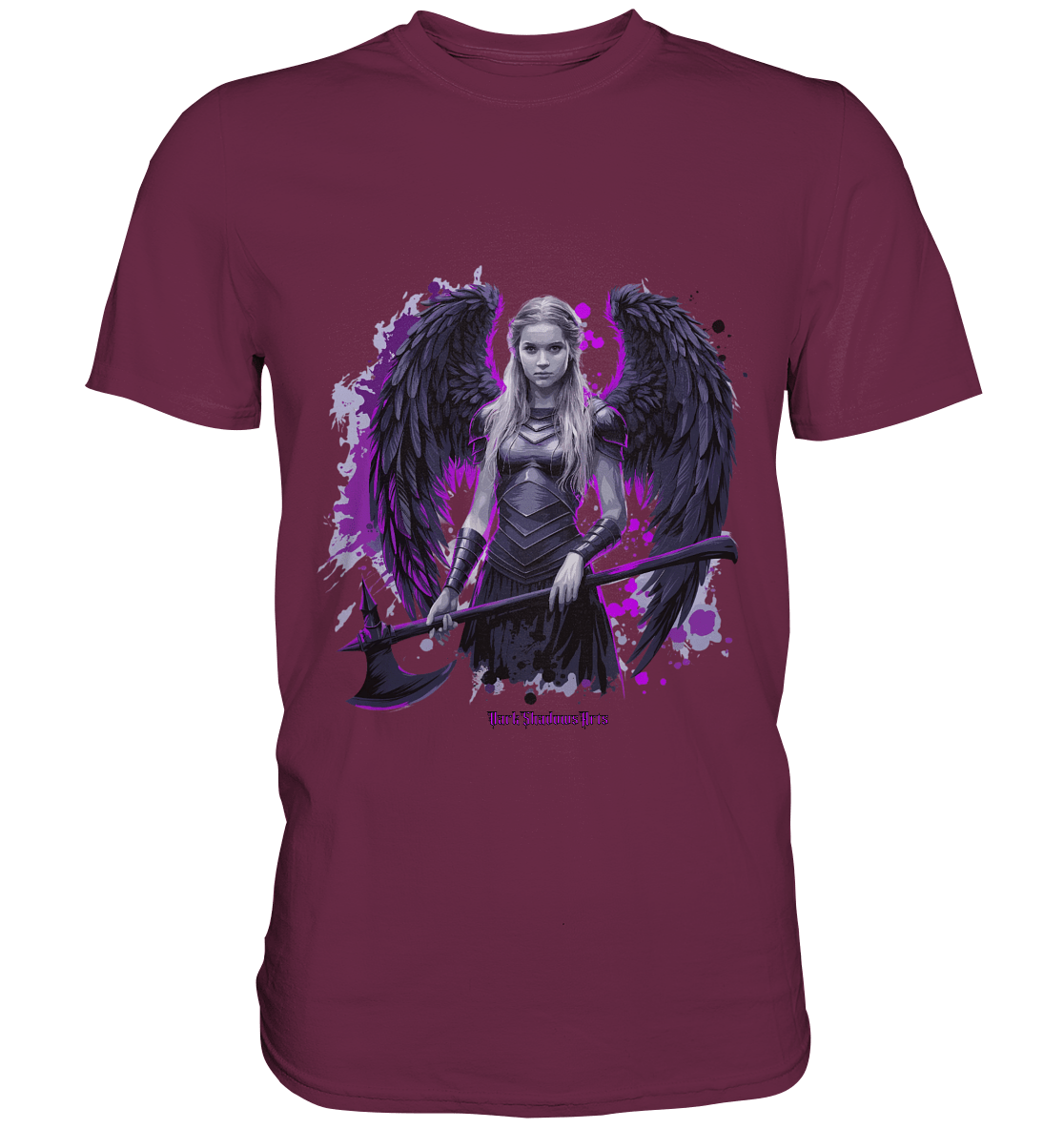 Guardian of Shadows Winged Warrior - Premium Shirt | Unisex - Shirts | Dark Shadows Arts