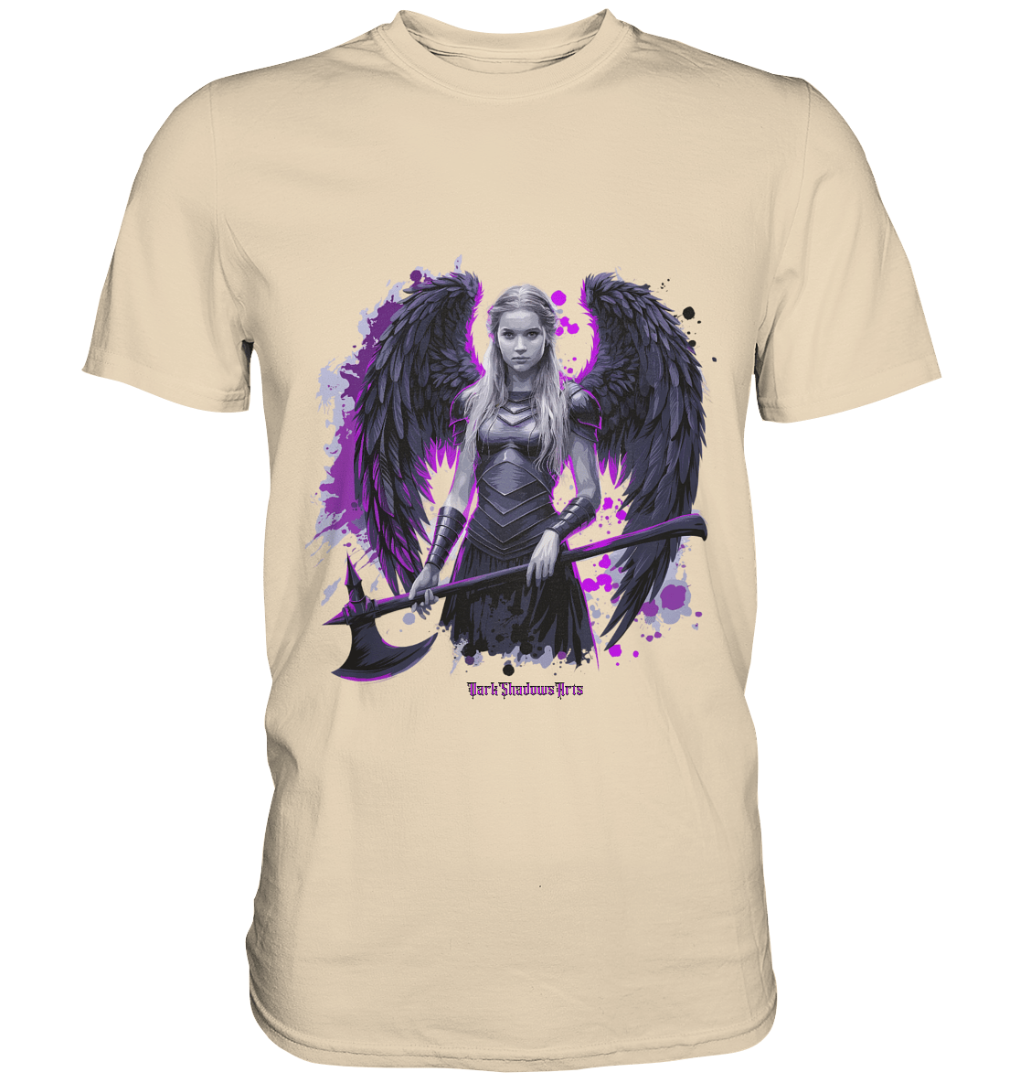 Guardian of Shadows Winged Warrior - Premium Shirt | Unisex - Shirts | Dark Shadows Arts