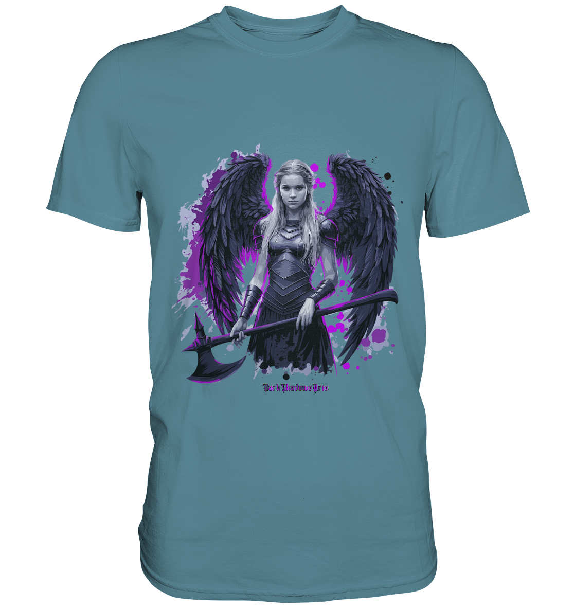 Guardian of Shadows Winged Warrior - Premium Shirt | Unisex - Shirts | Dark Shadows Arts