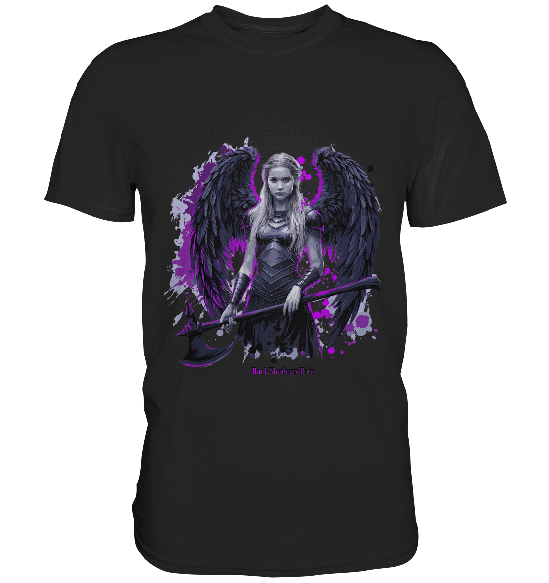 Guardian of Shadows Winged Warrior - Premium Shirt | Unisex - Shirts | Dark Shadows Arts