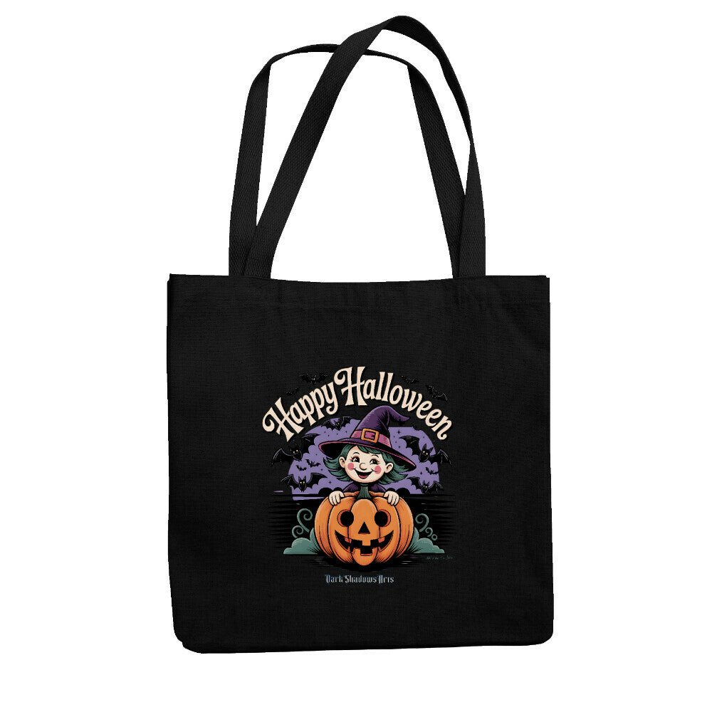 Happy Halloween Witch Pumpkin - Jutebeutel | Bag | Dark Shadows Arts