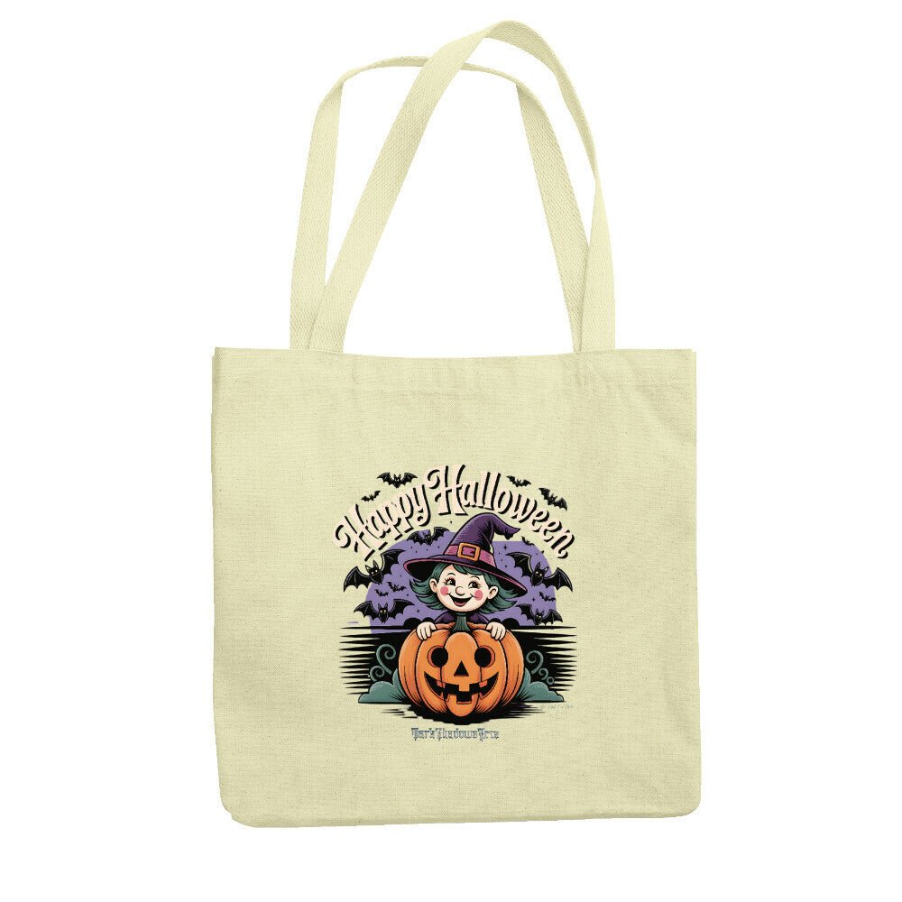 Happy Halloween Witch Pumpkin - Jutebeutel | Bag | Dark Shadows Arts