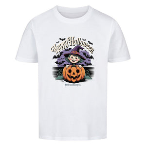 Happy Halloween Witch Pumpkin - Premium Organic Shirt Kids | T-Shirt | Dark Shadows Arts