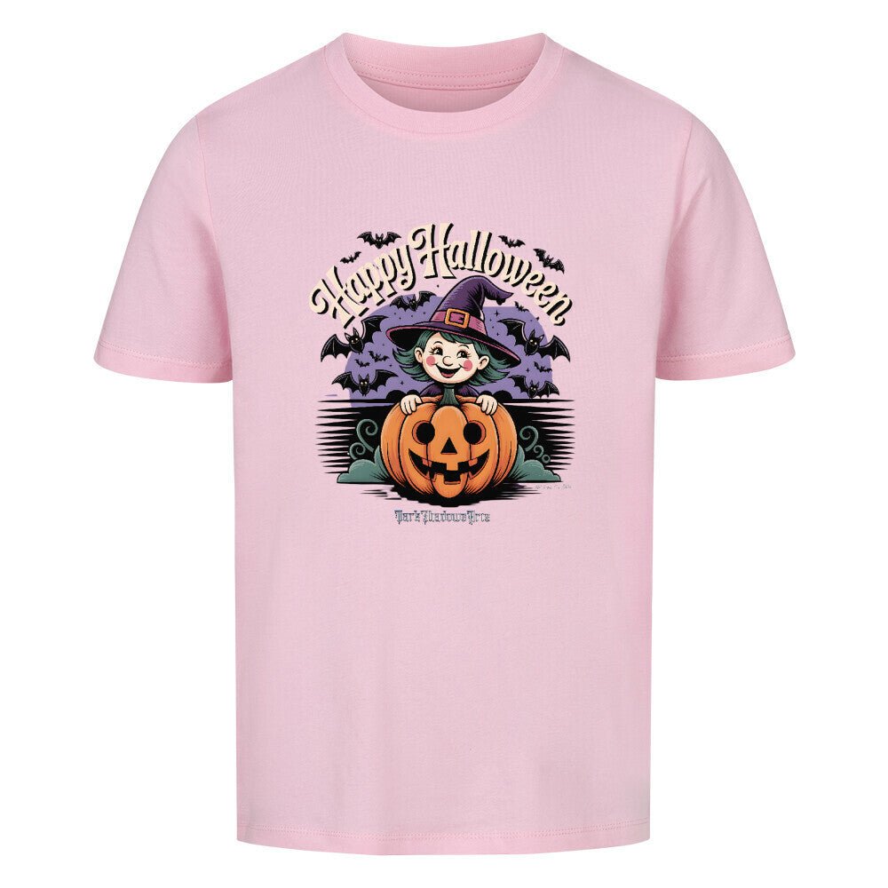 Happy Halloween Witch Pumpkin - Premium Organic Shirt Kids | T-Shirt | Dark Shadows Arts