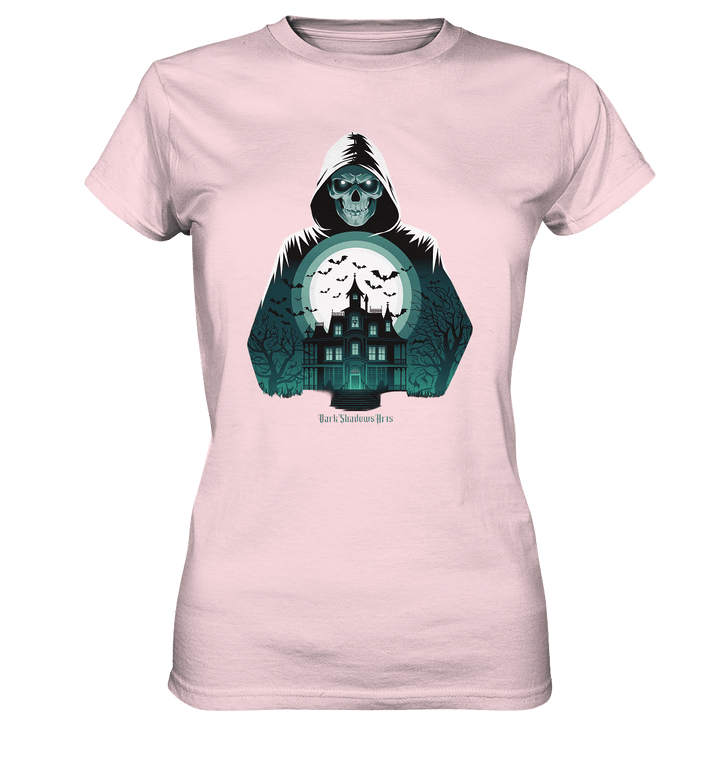 Haunting Gaze - The Enigmatic Specter - Ladies Premium Shirt | Lady - Shirts | Dark Shadows Arts