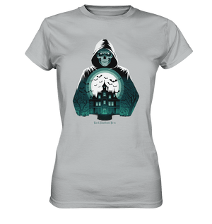 Haunting Gaze - The Enigmatic Specter - Ladies Premium Shirt | Lady - Shirts | Dark Shadows Arts