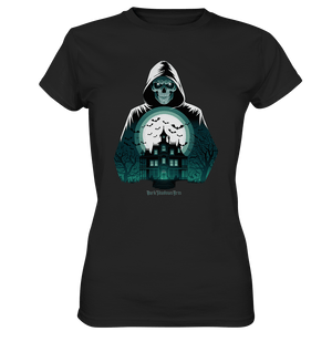 Haunting Gaze - The Enigmatic Specter - Ladies Premium Shirt | Lady - Shirts | Dark Shadows Arts