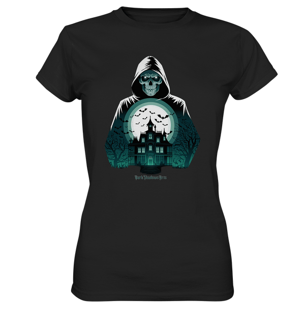 Haunting Gaze - The Enigmatic Specter - Ladies Premium Shirt | Lady - Shirts | Dark Shadows Arts