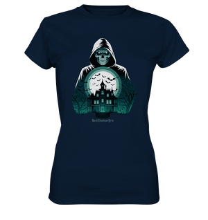 Haunting Gaze - The Enigmatic Specter - Ladies Premium Shirt | Lady - Shirts | Dark Shadows Arts