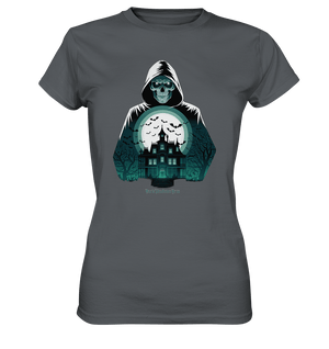 Haunting Gaze - The Enigmatic Specter - Ladies Premium Shirt | Lady - Shirts | Dark Shadows Arts