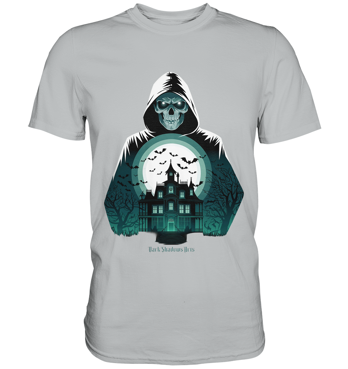 Haunting Gaze - The Enigmatic Specter - Premium Shirt | Unisex - Shirts | Dark Shadows Arts