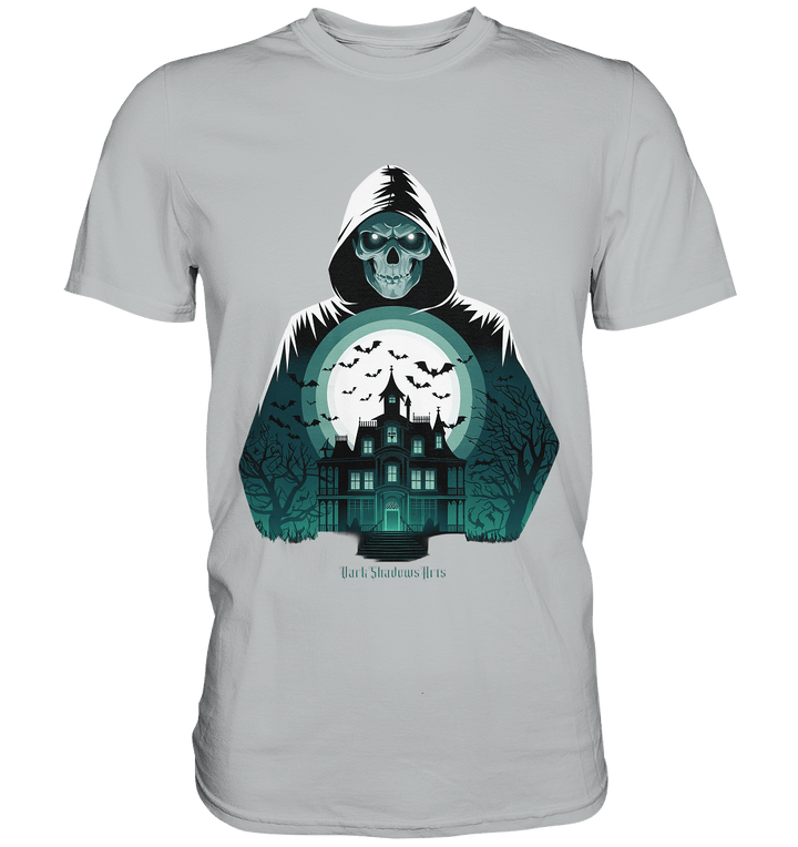 Haunting Gaze - The Enigmatic Specter - Premium Shirt | Unisex - Shirts | Dark Shadows Arts