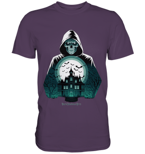 Haunting Gaze - The Enigmatic Specter - Premium Shirt | Unisex - Shirts | Dark Shadows Arts