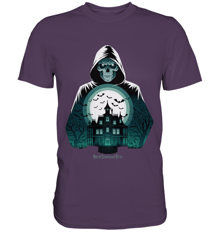 Haunting Gaze - The Enigmatic Specter - Premium Shirt | Unisex - Shirts | Dark Shadows Arts