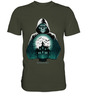 Haunting Gaze - The Enigmatic Specter - Premium Shirt | Unisex - Shirts | Dark Shadows Arts