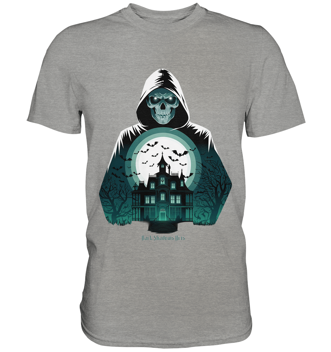 Haunting Gaze - The Enigmatic Specter - Premium Shirt | Unisex - Shirts | Dark Shadows Arts