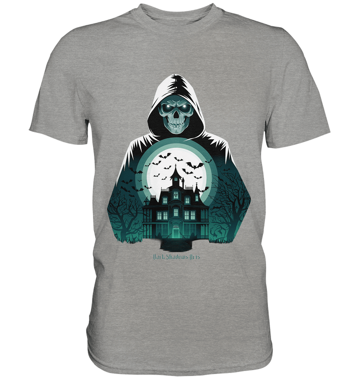 Haunting Gaze - The Enigmatic Specter - Premium Shirt | Unisex - Shirts | Dark Shadows Arts