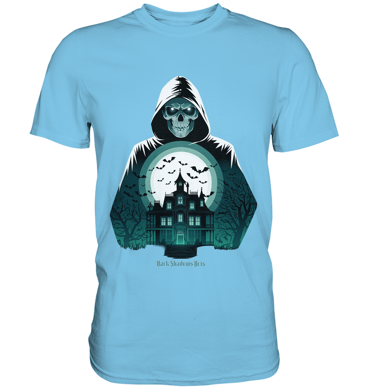 Haunting Gaze - The Enigmatic Specter - Premium Shirt | Unisex - Shirts | Dark Shadows Arts