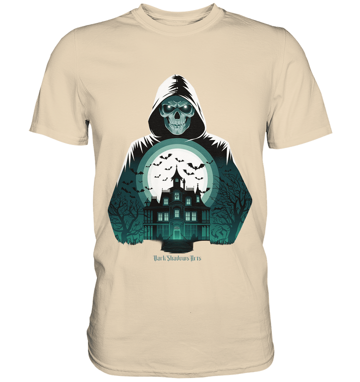 Haunting Gaze - The Enigmatic Specter - Premium Shirt | Unisex - Shirts | Dark Shadows Arts