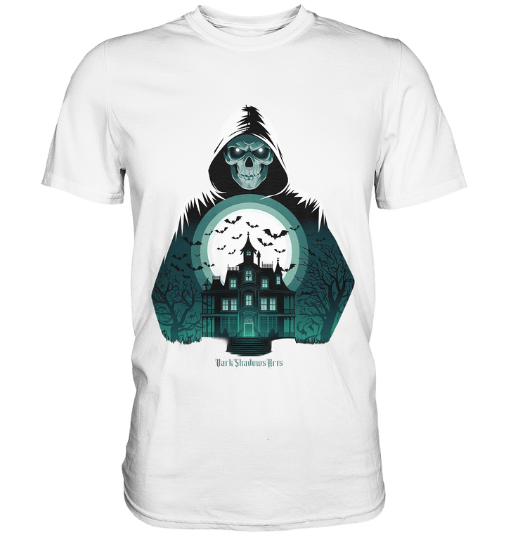 Haunting Gaze - The Enigmatic Specter - Premium Shirt | Unisex - Shirts | Dark Shadows Arts