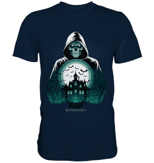 Haunting Gaze - The Enigmatic Specter - Premium Shirt | Unisex - Shirts | Dark Shadows Arts