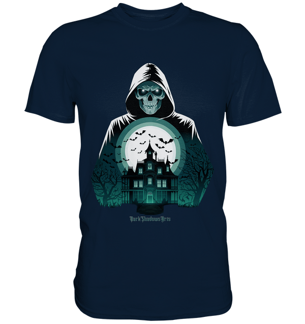 Haunting Gaze - The Enigmatic Specter - Premium Shirt | Unisex - Shirts | Dark Shadows Arts