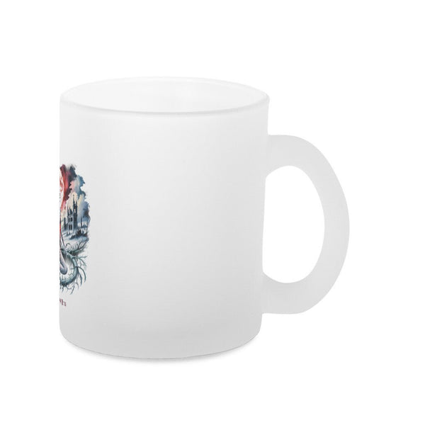 Heart of Thorns – Gebrochene Göttin unter Blutmond - Glas - Tasse satiniert | Mug | Dark Shadows Arts