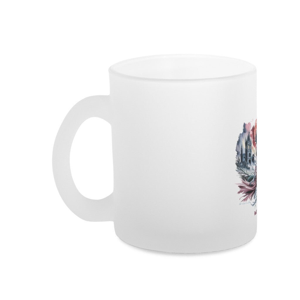 Heart of Thorns – Gebrochene Göttin unter Blutmond - Glas - Tasse satiniert | Mug | Dark Shadows Arts