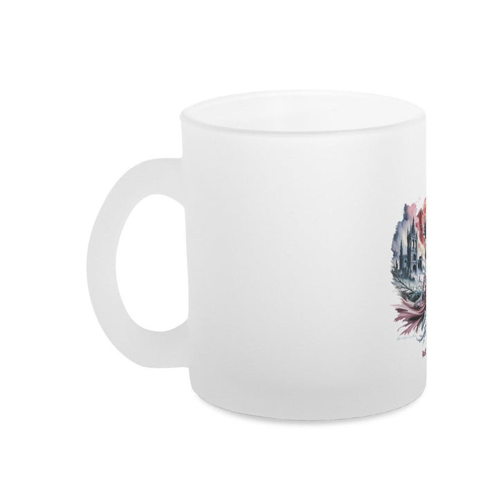 Heart of Thorns – Gebrochene Göttin unter Blutmond - Glas - Tasse satiniert | Mug | Dark Shadows Arts