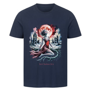 Heart of Thorns – Gebrochene Göttin unter Blutmond - HigherBlanks Premium T-Shirt | T-Shirt | Dark Shadows Arts