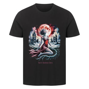 Heart of Thorns – Gebrochene Göttin unter Blutmond - HigherBlanks Premium T-Shirt | T-Shirt | Dark Shadows Arts