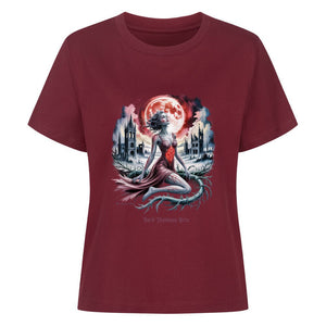 Heart of Thorns – Gebrochene Göttin unter Blutmond - Premium Organic Shirt Women | T-Shirt | Dark Shadows Arts