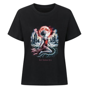 Heart of Thorns – Gebrochene Göttin unter Blutmond - Premium Organic Shirt Women | T-Shirt | Dark Shadows Arts