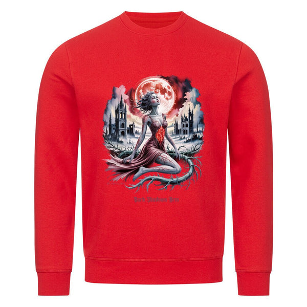 Heart of Thorns – Gebrochene Göttin unter Blutmond - Premium Organic Sweatshirt | Sweatshirt | Dark Shadows Arts