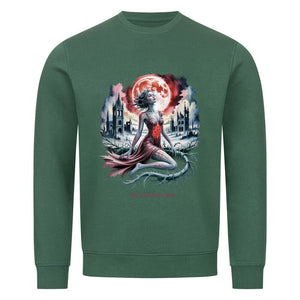 Heart of Thorns – Gebrochene Göttin unter Blutmond - Premium Organic Sweatshirt | Sweatshirt | Dark Shadows Arts