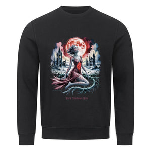 Heart of Thorns – Gebrochene Göttin unter Blutmond - Premium Organic Sweatshirt | Sweatshirt | Dark Shadows Arts