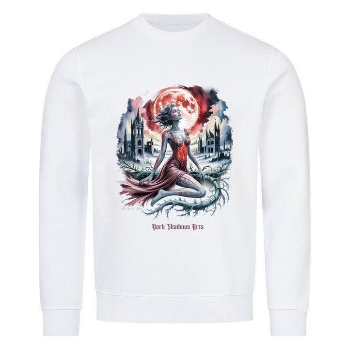 Heart of Thorns – Gebrochene Göttin unter Blutmond - Premium Organic Sweatshirt | Sweatshirt | Dark Shadows Arts