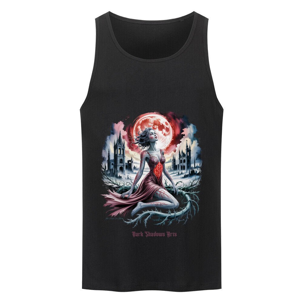 Heart of Thorns – Gebrochene Göttin unter Blutmond - Premium Organic Tanktop | T-Shirt | Dark Shadows Arts