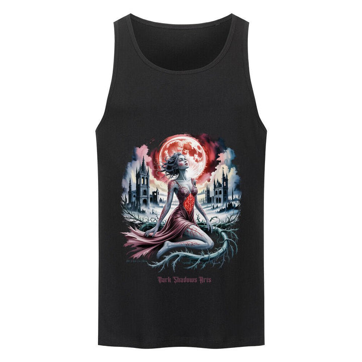 Heart of Thorns – Gebrochene Göttin unter Blutmond - Premium Organic Tanktop | T-Shirt | Dark Shadows Arts