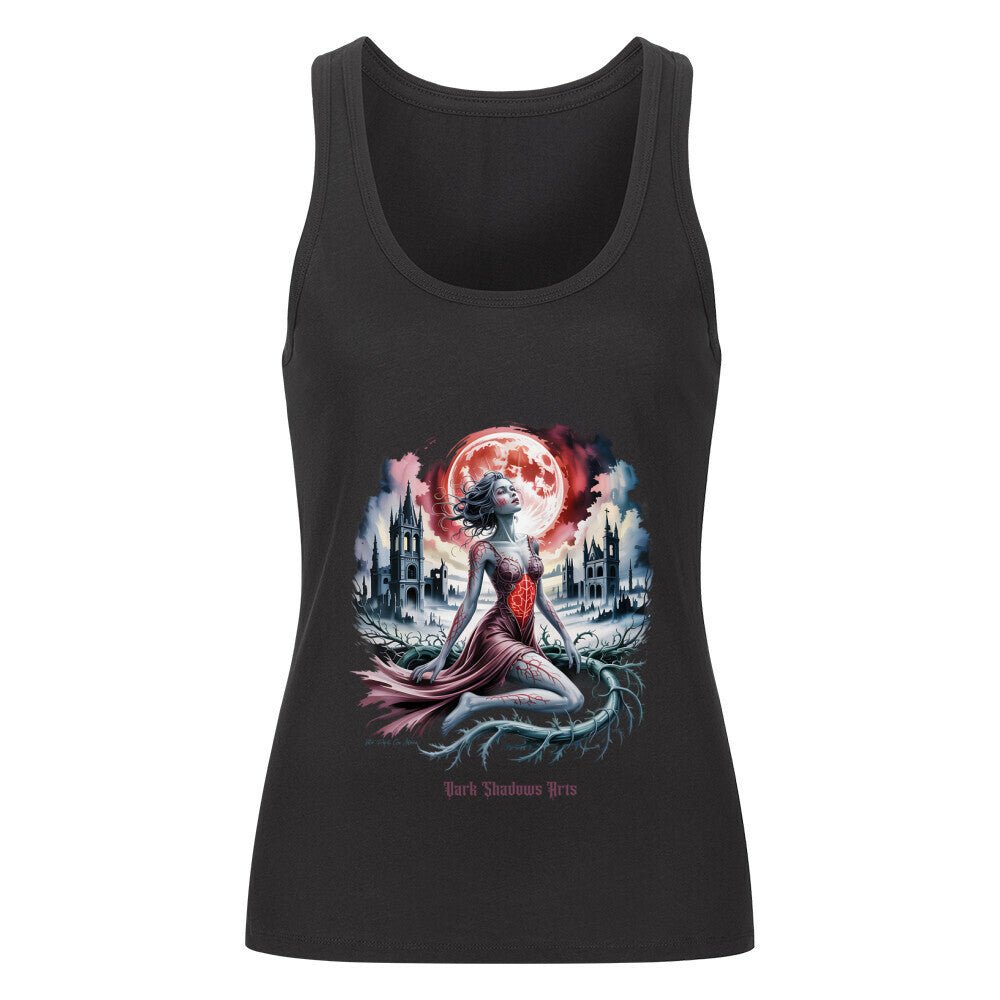 Heart of Thorns – Gebrochene Göttin unter Blutmond - Premium Organic Tanktop Women | T-Shirt | Dark Shadows Arts