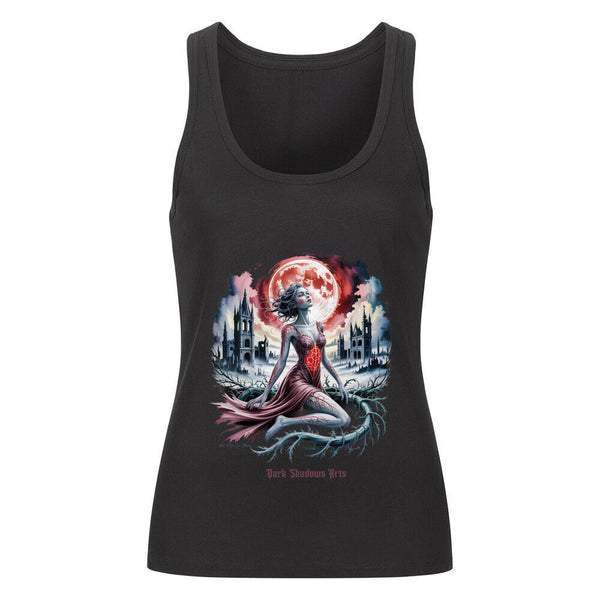 Heart of Thorns – Gebrochene Göttin unter Blutmond - Premium Organic Tanktop Women | T-Shirt | Dark Shadows Arts