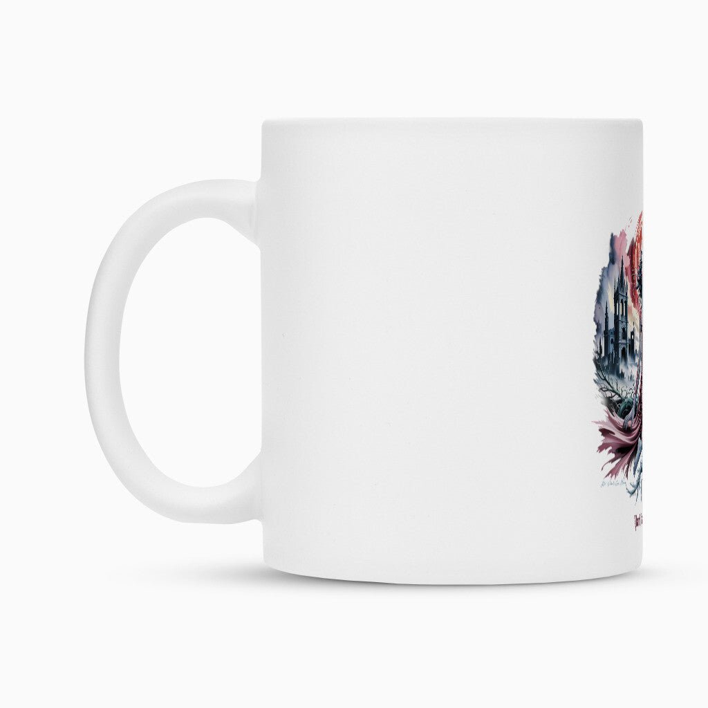 Heart of Thorns – Gebrochene Göttin unter Blutmond - Tasse | Mug | Dark Shadows Arts
