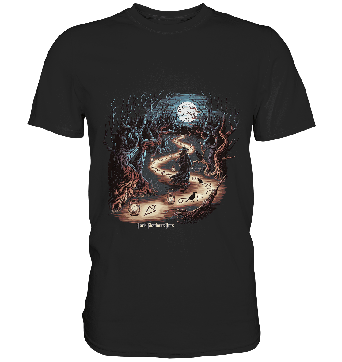Hexenweg - Wissen in der Dunkelheit - Premium Shirt | Unisex - Shirts | Dark Shadows Arts