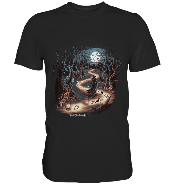 Hexenweg - Wissen in der Dunkelheit - Premium Shirt | Unisex - Shirts | Dark Shadows Arts