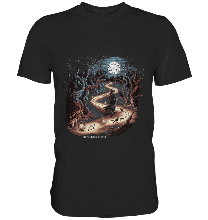 Hexenweg - Wissen in der Dunkelheit - Premium Shirt | Unisex - Shirts | Dark Shadows Arts