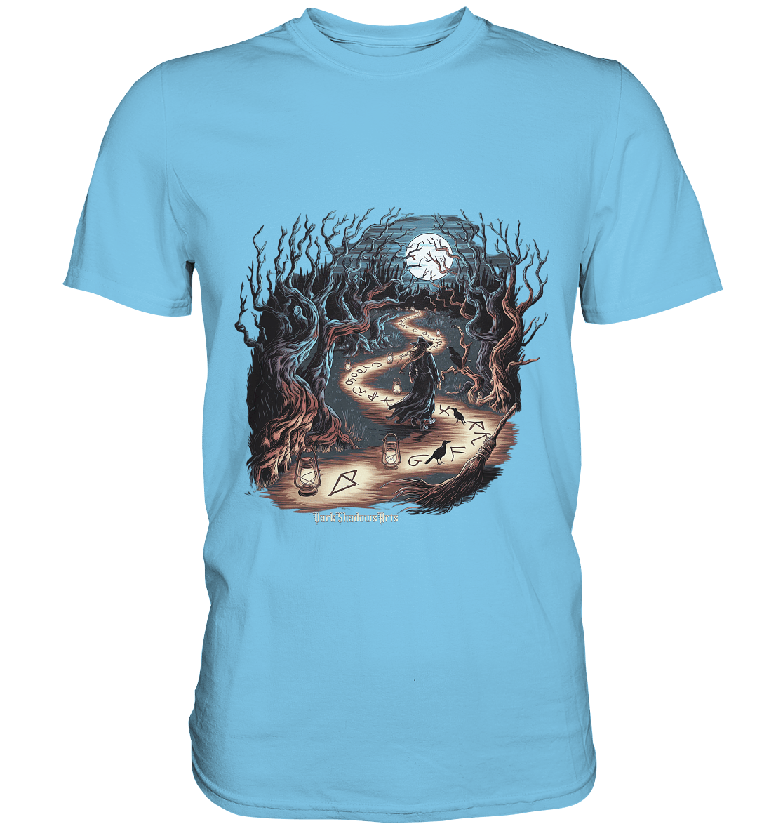Hexenweg - Wissen in der Dunkelheit - Premium Shirt | Unisex - Shirts | Dark Shadows Arts