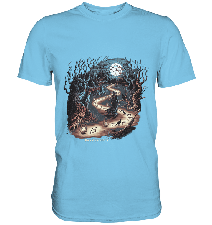 Hexenweg - Wissen in der Dunkelheit - Premium Shirt | Unisex - Shirts | Dark Shadows Arts
