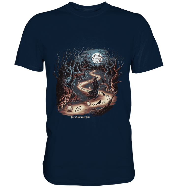 Hexenweg - Wissen in der Dunkelheit - Premium Shirt | Unisex - Shirts | Dark Shadows Arts