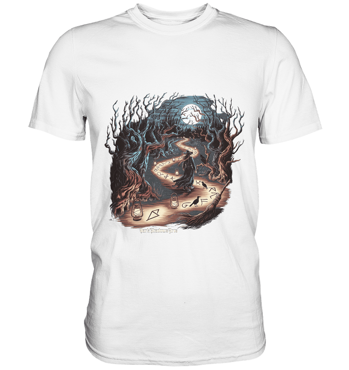 Hexenweg - Wissen in der Dunkelheit - Premium Shirt | Unisex - Shirts | Dark Shadows Arts