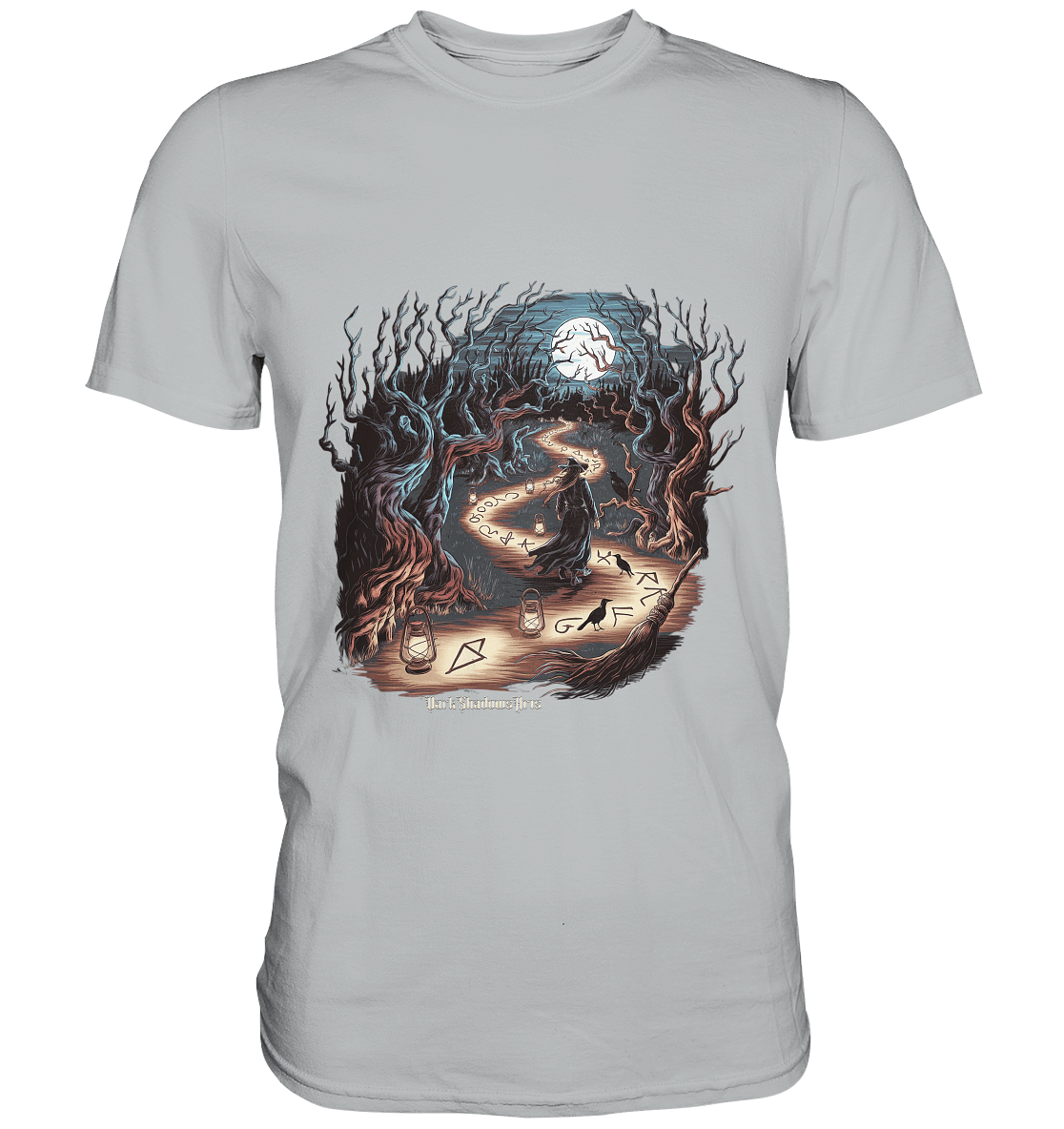 Hexenweg - Wissen in der Dunkelheit - Premium Shirt | Unisex - Shirts | Dark Shadows Arts